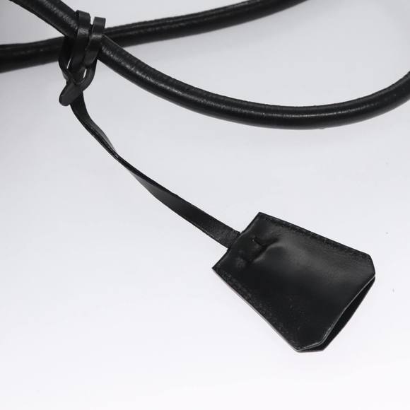 PRADA Shoulder Bag Nylon Leather Black Silver Auth 109083 - Picture 15 of 16